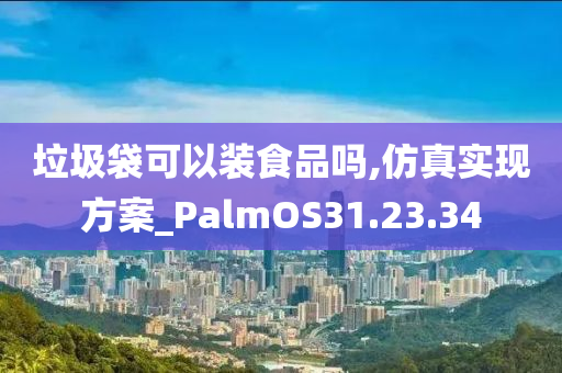 垃圾袋可以装食品吗,仿真实现方案_PalmOS31.23.34