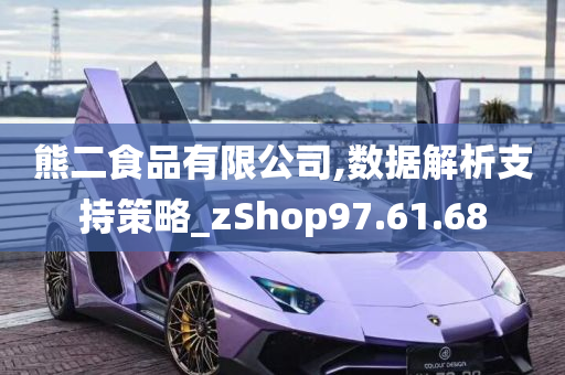 熊二食品有限公司,数据解析支持策略_zShop97.61.68