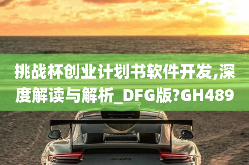 挑战杯创业计划书软件开发,深度解读与解析_DFG版?GH489