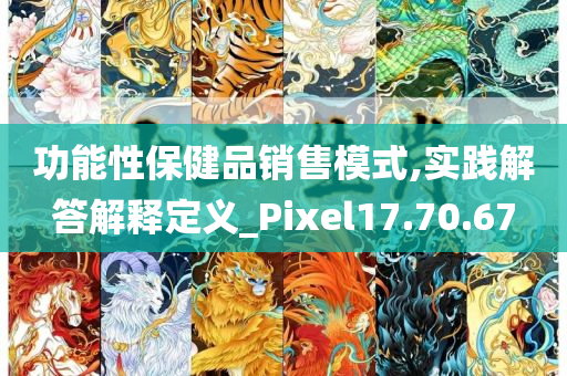 功能性保健品销售模式,实践解答解释定义_Pixel17.70.67