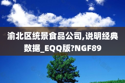 渝北区统景食品公司,说明经典数据_EQQ版?NGF89