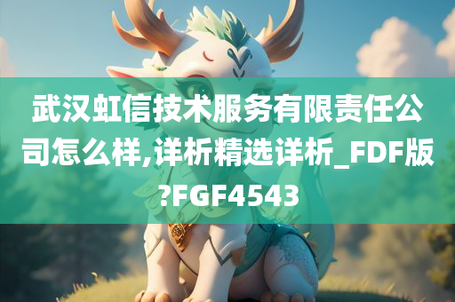 武汉虹信技术服务有限责任公司怎么样,详析精选详析_FDF版?FGF4543