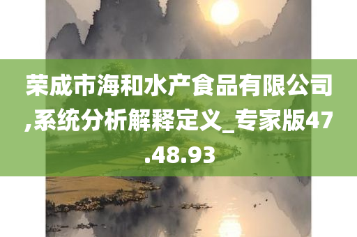 荣成市海和水产食品有限公司,系统分析解释定义_专家版47.48.93