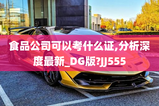 食品公司可以考什么证,分析深度最新_DG版?JJ555