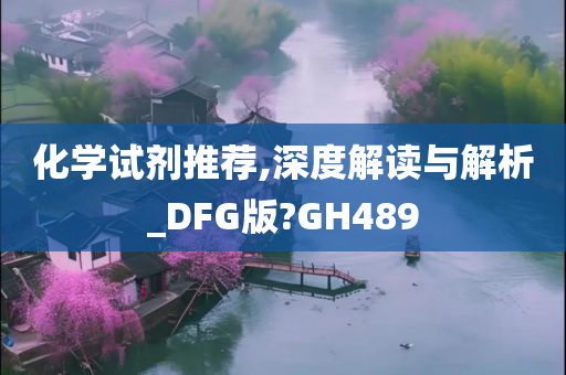 化学试剂推荐,深度解读与解析_DFG版?GH489