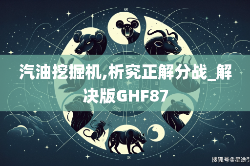 汽油挖掘机,析究正解分战_解决版GHF87