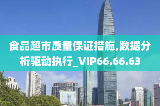 食品超市质量保证措施,数据分析驱动执行_VIP66.66.63