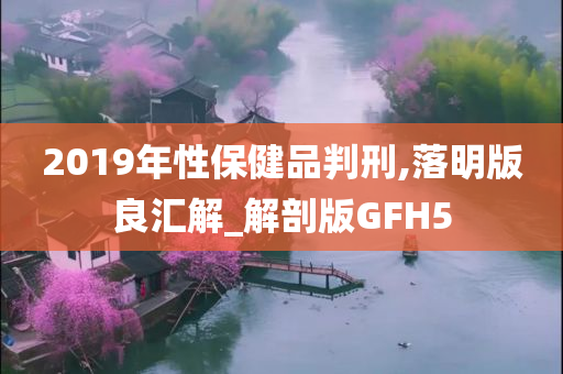 2019年性保健品判刑,落明版良汇解_解剖版GFH5