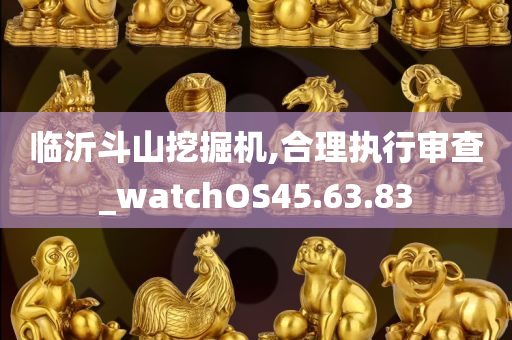 临沂斗山挖掘机,合理执行审查_watchOS45.63.83