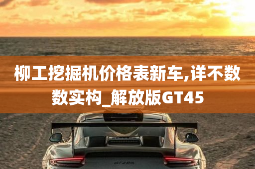 柳工挖掘机价格表新车,详不数数实构_解放版GT45