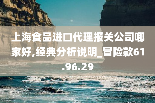 上海食品进口代理报关公司哪家好,经典分析说明_冒险款61.96.29