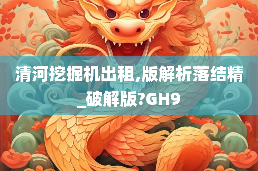 清河挖掘机出租,版解析落结精_破解版?GH9