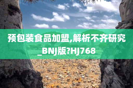 预包装食品加盟,解析不齐研究_BNJ版?HJ768