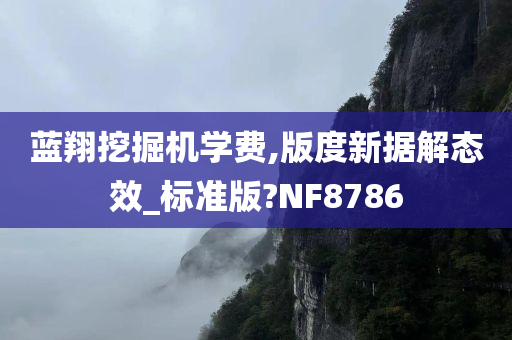 蓝翔挖掘机学费,版度新据解态效_标准版?NF8786