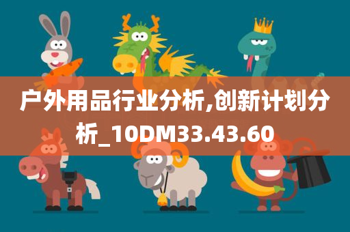 户外用品行业分析,创新计划分析_10DM33.43.60