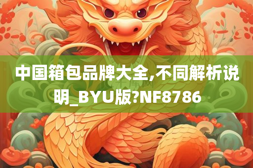 中国箱包品牌大全,不同解析说明_BYU版?NF8786