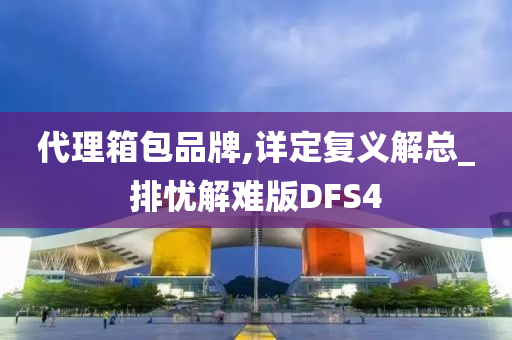 代理箱包品牌,详定复义解总_排忧解难版DFS4