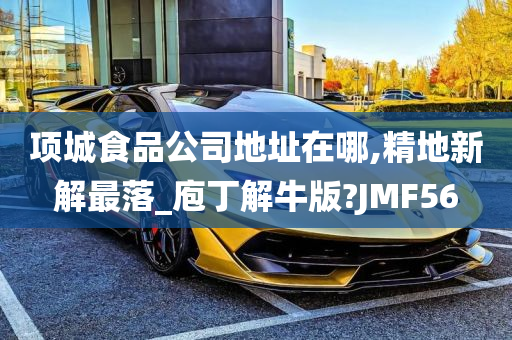 项城食品公司地址在哪,精地新解最落_庖丁解牛版?JMF56