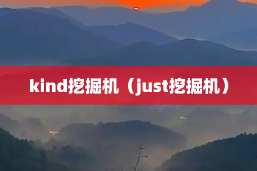 kind挖掘机（just挖掘机）