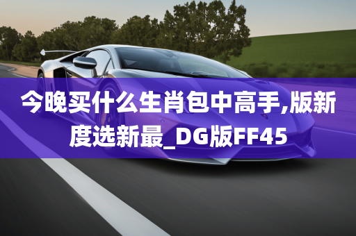 今晚买什么生肖包中高手,版新度选新最_DG版FF45