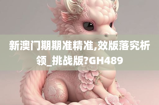 新澳门期期准精准,效版落究析领_挑战版?GH489