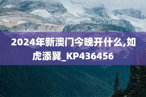 2024年新澳门今晚开什么,如虎添翼_KP436456