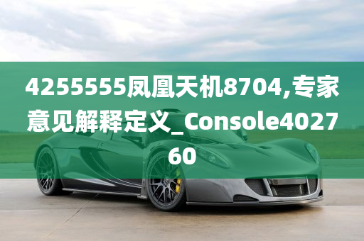 4255555凤凰天机8704,专家意见解释定义_Console402760