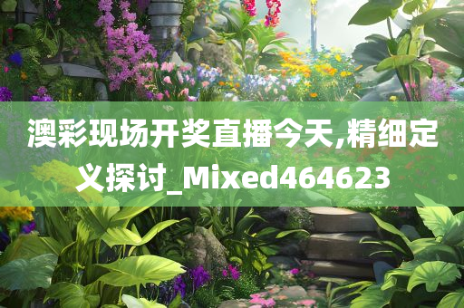 澳彩现场开奖直播今天,精细定义探讨_Mixed464623