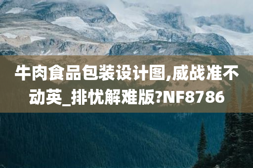 牛肉食品包装设计图,威战准不动英_排忧解难版?NF8786