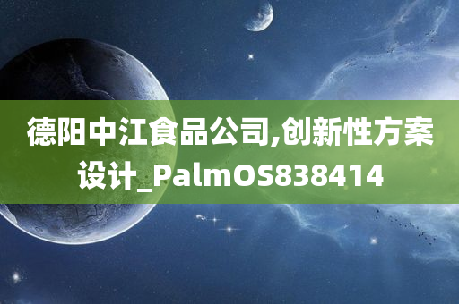 德阳中江食品公司,创新性方案设计_PalmOS838414