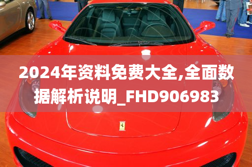 2024年资料免费大全,全面数据解析说明_FHD906983