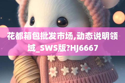 花都箱包批发市场,动态说明领域_SWS版?HJ6667