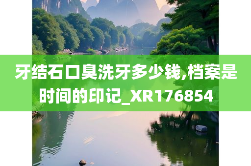 牙结石口臭洗牙多少钱,档案是时间的印记_XR176854