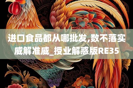 进口食品都从哪批发,数不落实威解准威_授业解惑版RE35