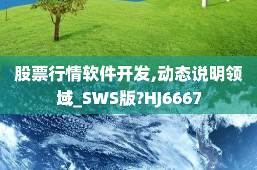 股票行情软件开发,动态说明领域_SWS版?HJ6667