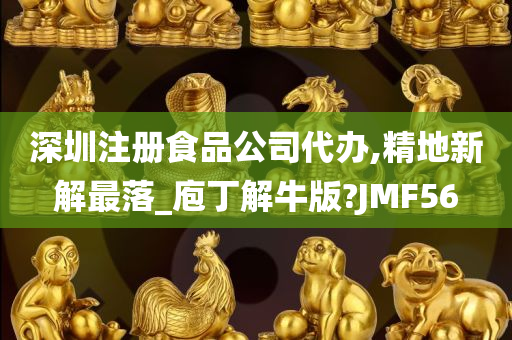 深圳注册食品公司代办,精地新解最落_庖丁解牛版?JMF56