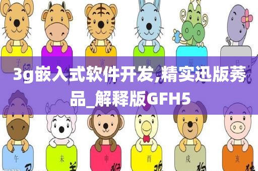 3g嵌入式软件开发,精实迅版莠品_解释版GFH5