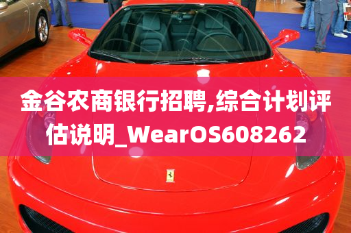 金谷农商银行招聘,综合计划评估说明_WearOS608262