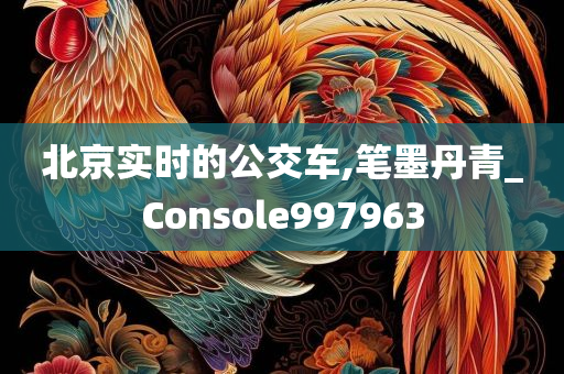 北京实时的公交车,笔墨丹青_Console997963