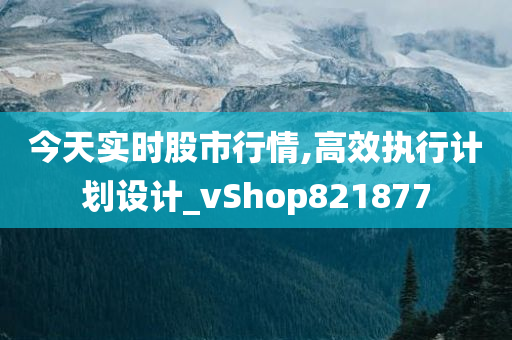 今天实时股市行情,高效执行计划设计_vShop821877