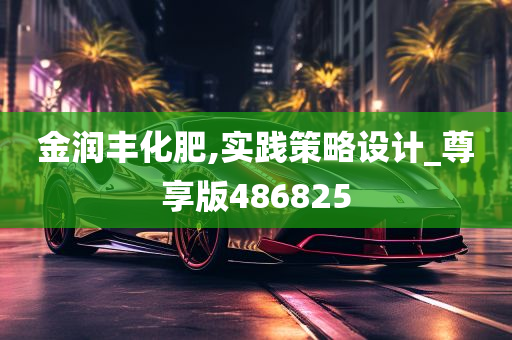 金润丰化肥,实践策略设计_尊享版486825