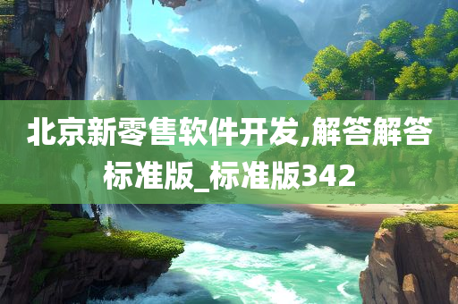 北京新零售软件开发,解答解答标准版_标准版342