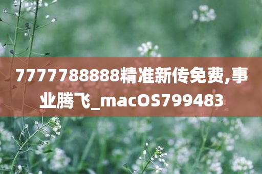 7777788888精准新传免费,事业腾飞_macOS799483