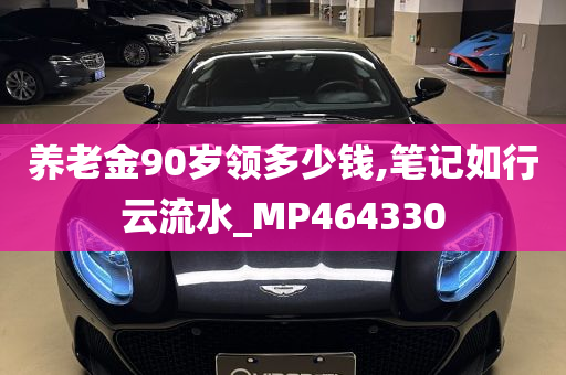 养老金90岁领多少钱,笔记如行云流水_MP464330