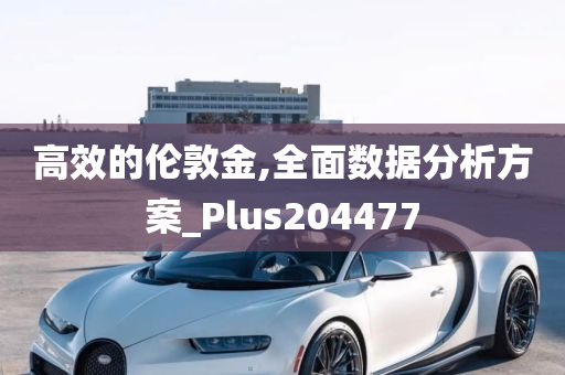 高效的伦敦金,全面数据分析方案_Plus204477