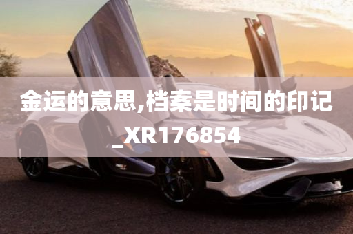 金运的意思,档案是时间的印记_XR176854