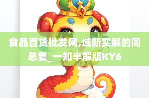 食品百货批发网,域新实解的同总复_一知半解版KY6