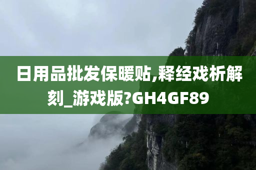 日用品批发保暖贴,释经戏析解刻_游戏版?GH4GF89