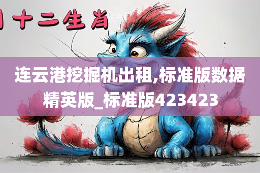 连云港挖掘机出租,标准版数据精英版_标准版423423