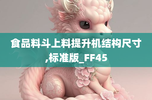 食品料斗上料提升机结构尺寸,标准版_FF45